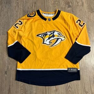 NWOT Nashville Predators Nino Niederreiter NHL Jersey Men’s Size XL